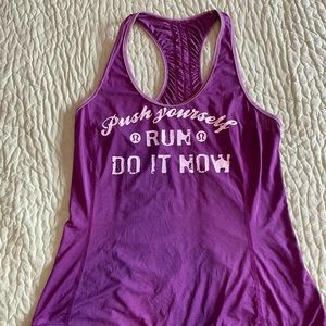 Lululemon running tank - large - plum